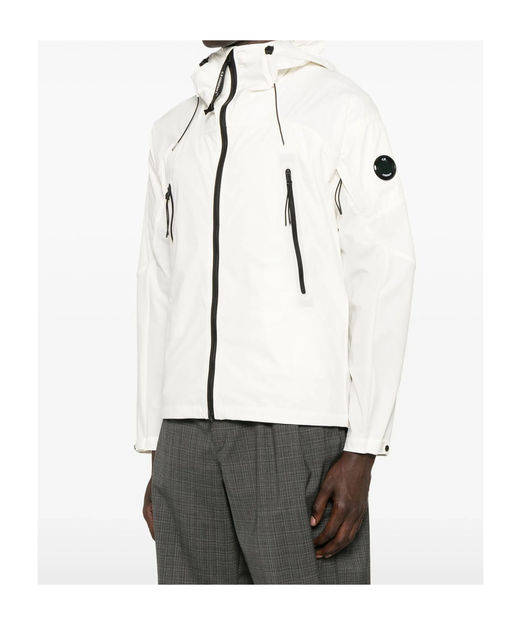C.p. Company Lens-detail Zip-up Hooded Jacket