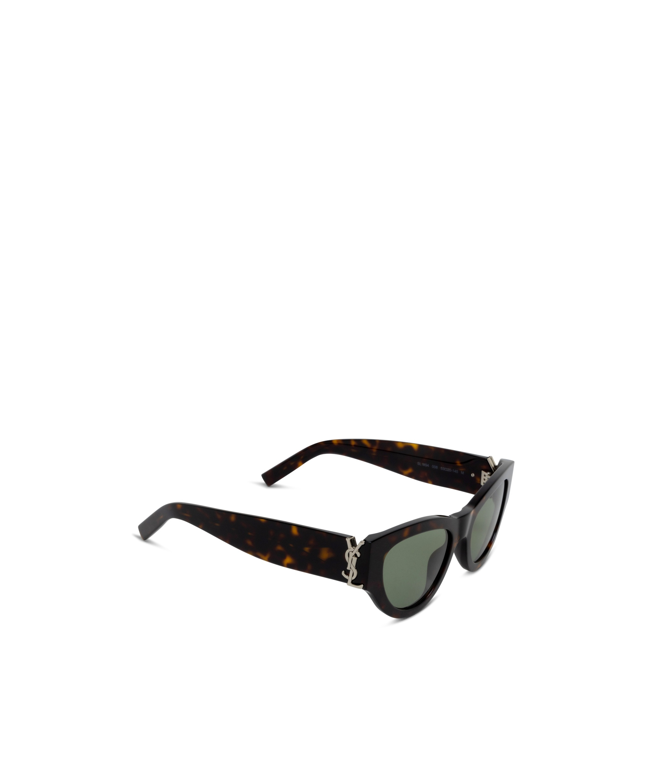 Saint Laurent Sl M94 Tortoiseshell Logo Sunglasses In Green