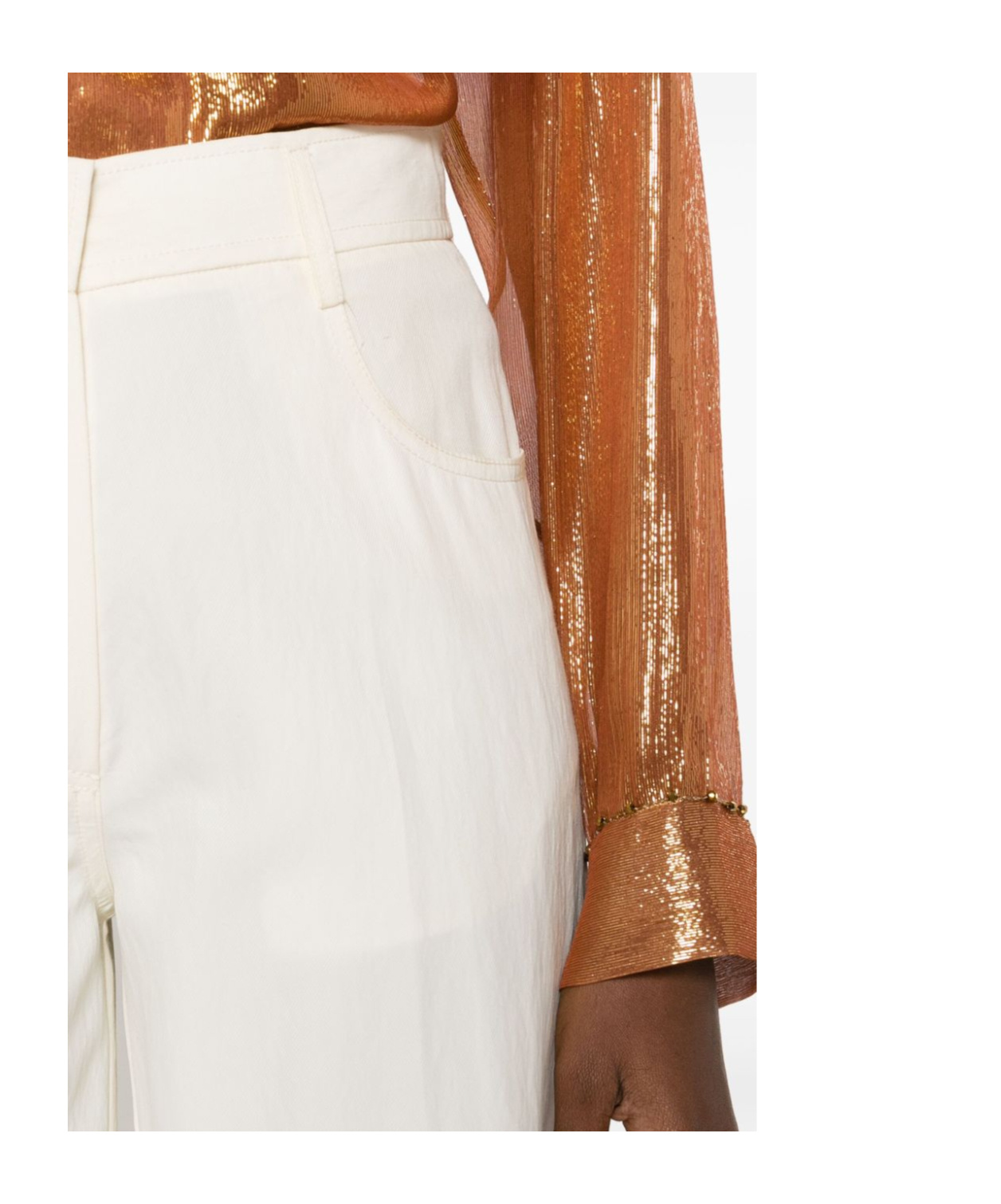 Forte Forte Wide-leg Button-fly Trousers