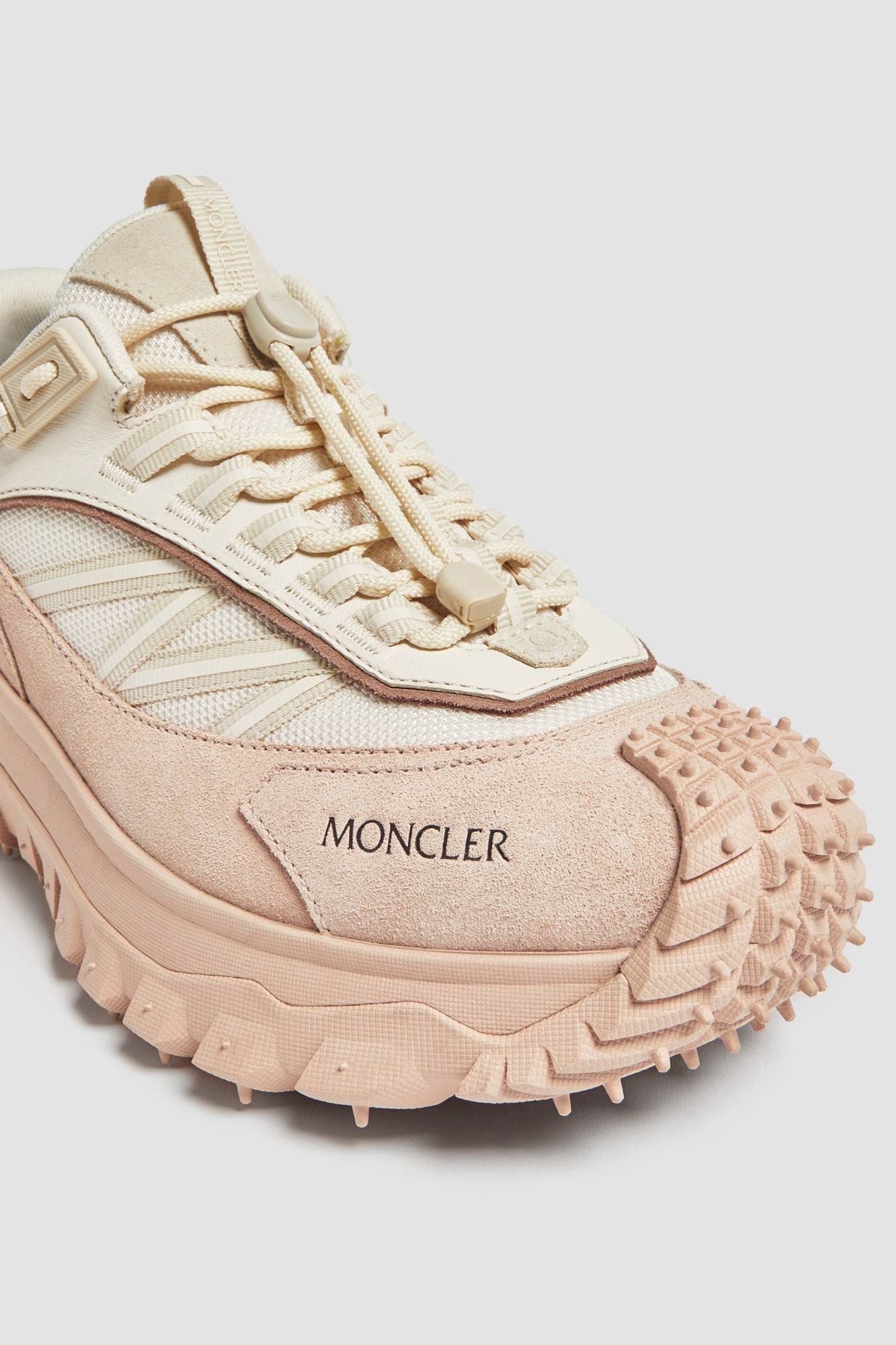 Shop Moncler Trailgrip Trainers In Nude