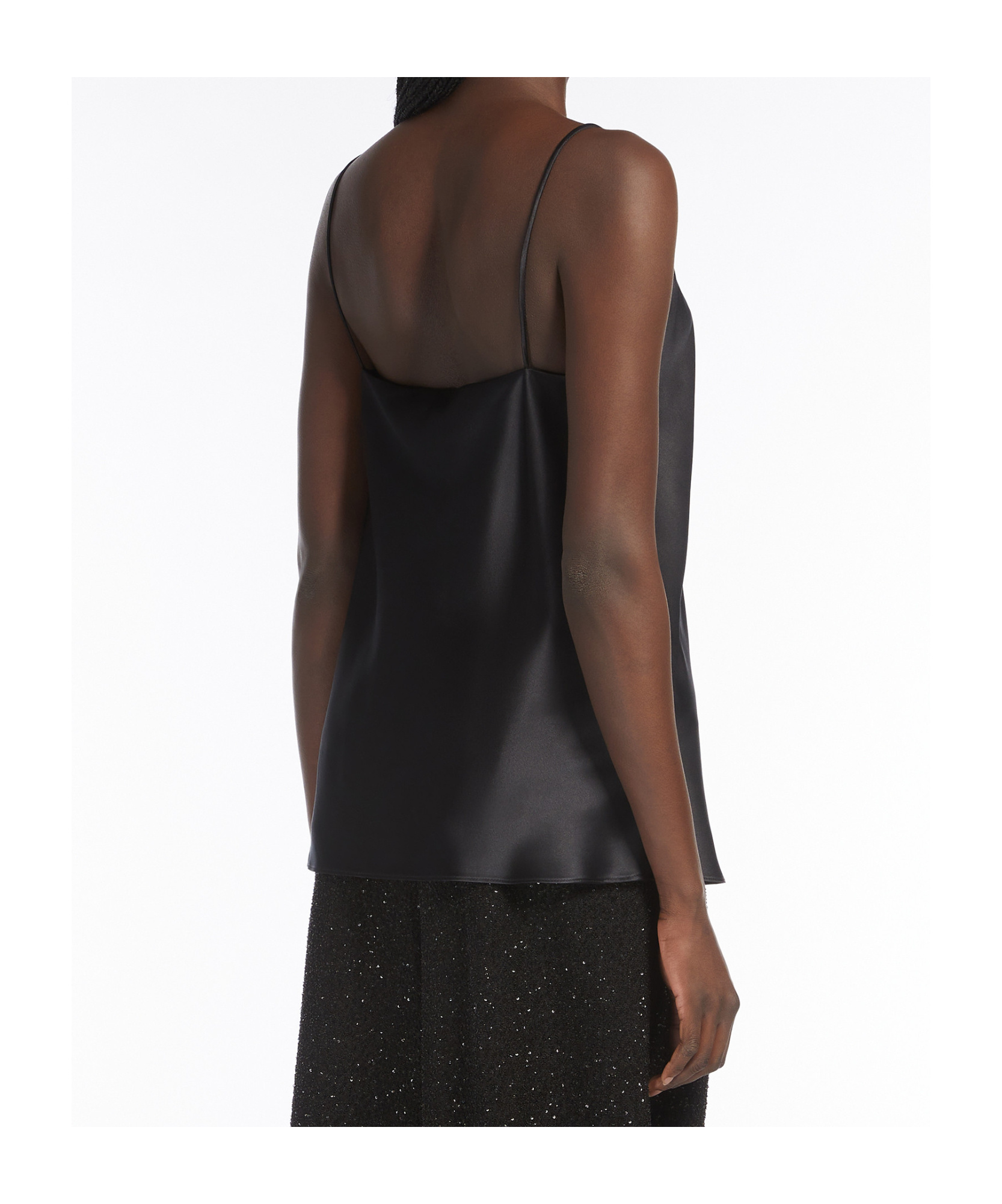 Max Mara Silk 'metello' In Black
