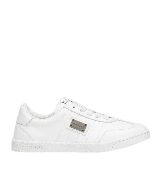 Dolce & Gabbana Dg Original Calfskin Sneakers In White