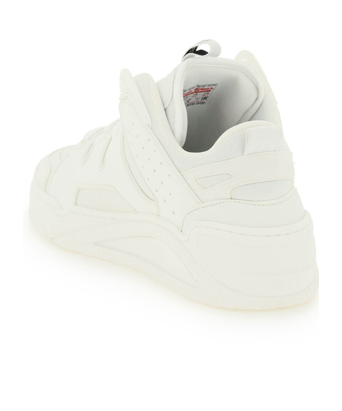 Gcds Panelled Hi-top Sneakers In White
