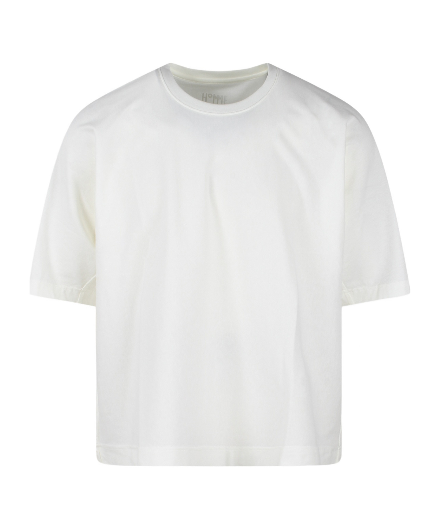 Issey Miyake Round Neck T-shirt In White