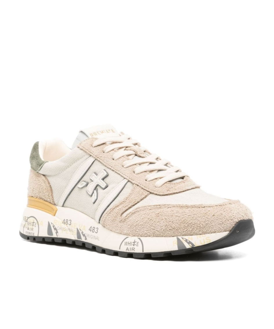 Premiata Lander Sneakers In Nude