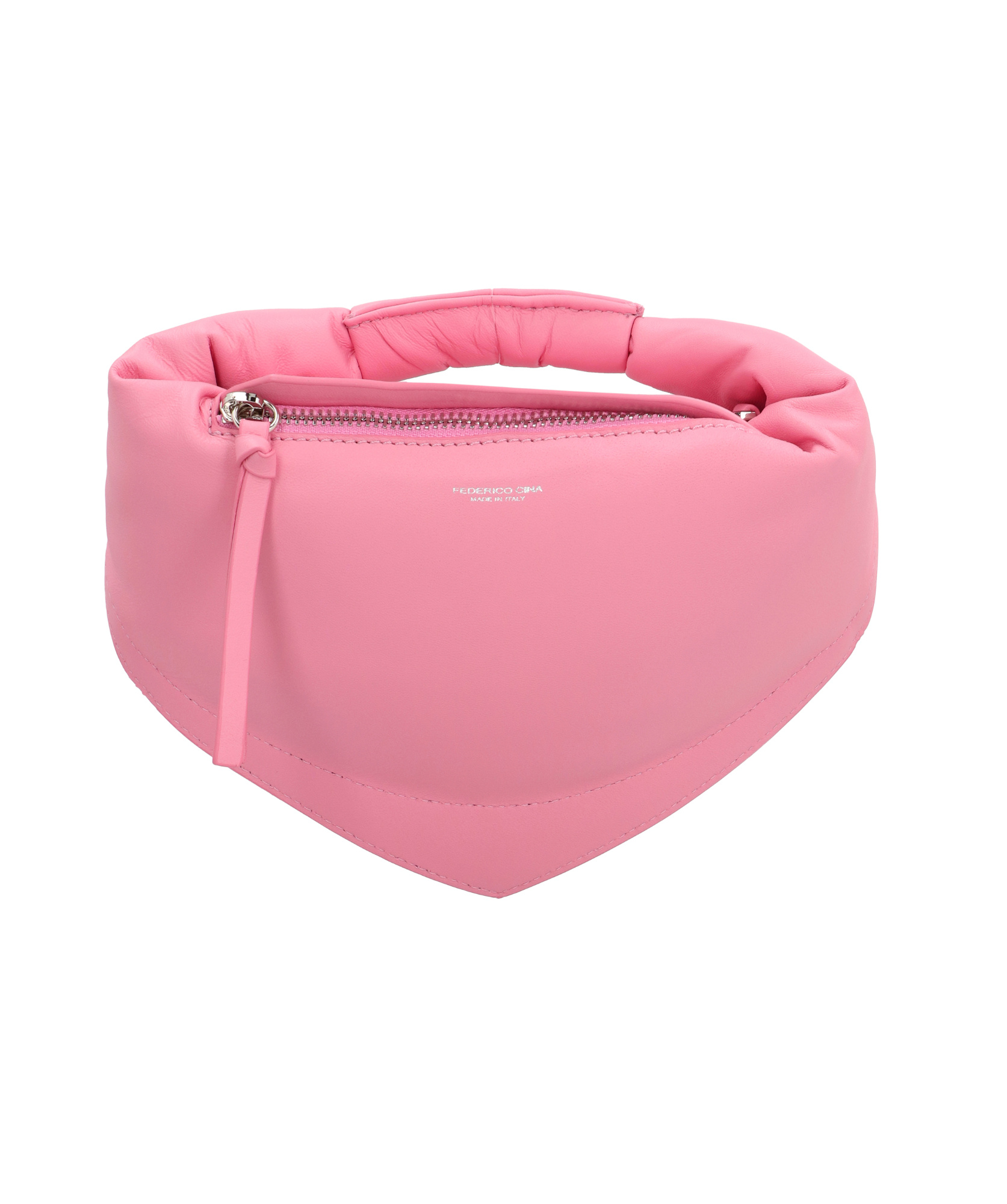 Federico Cina Zippered Handbag In Pink