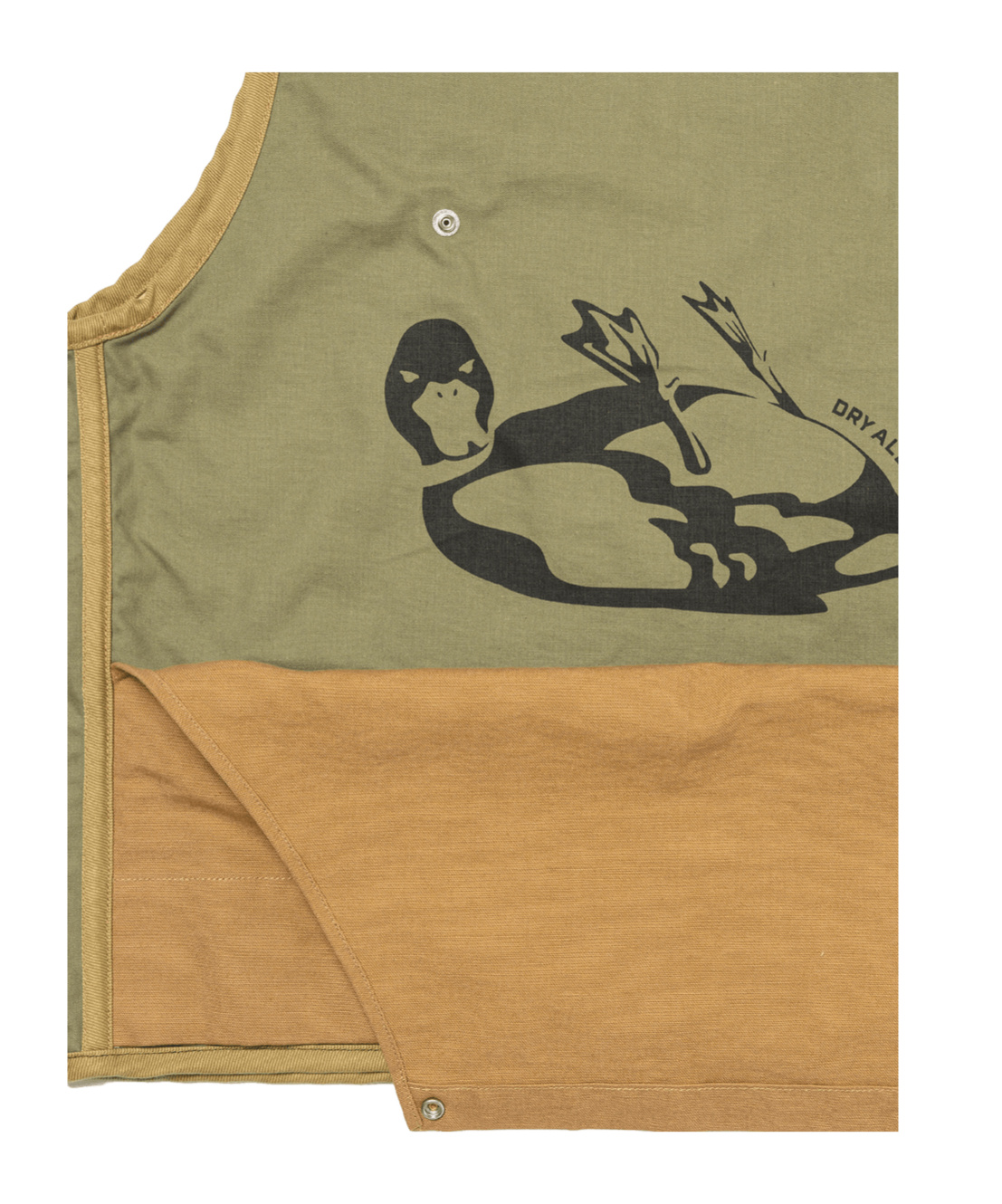 Human Made Zippered Vest In Nude