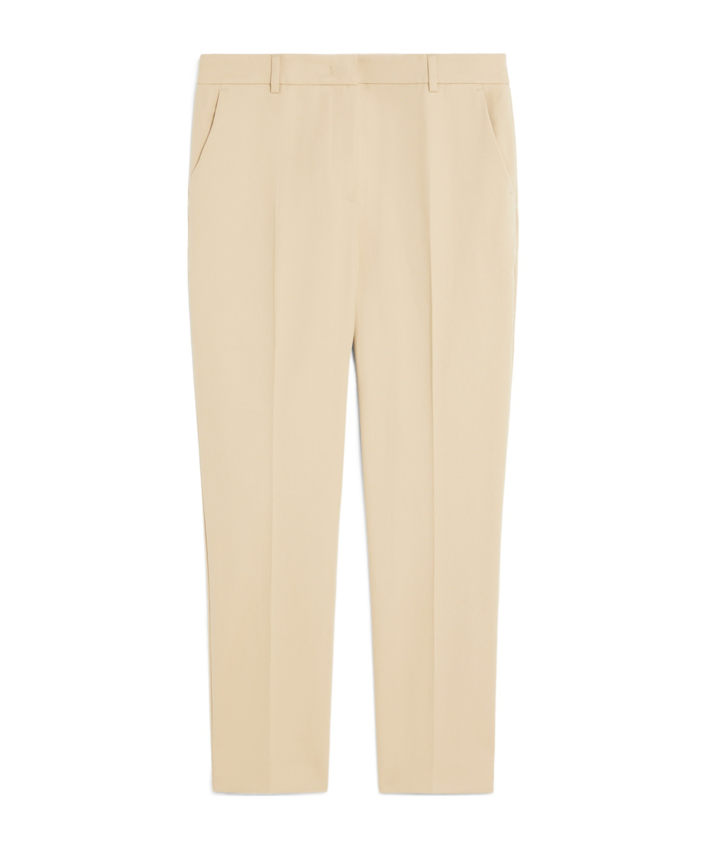 Weekend Max Mara Belt-loop Casual Pants In Nude