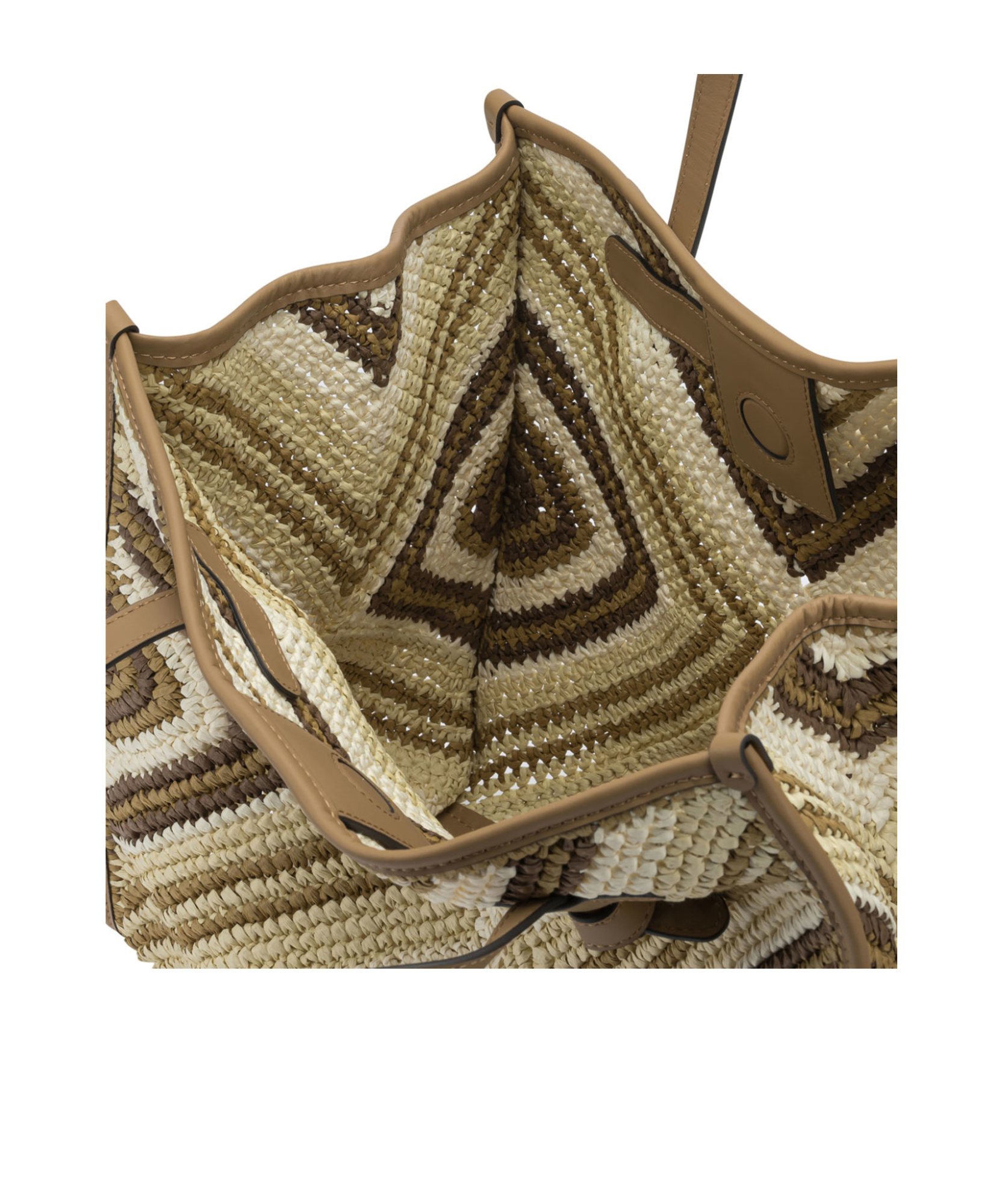 Gianni Chiarini Modern Shoulder Bags Featuring Dual Handles In White