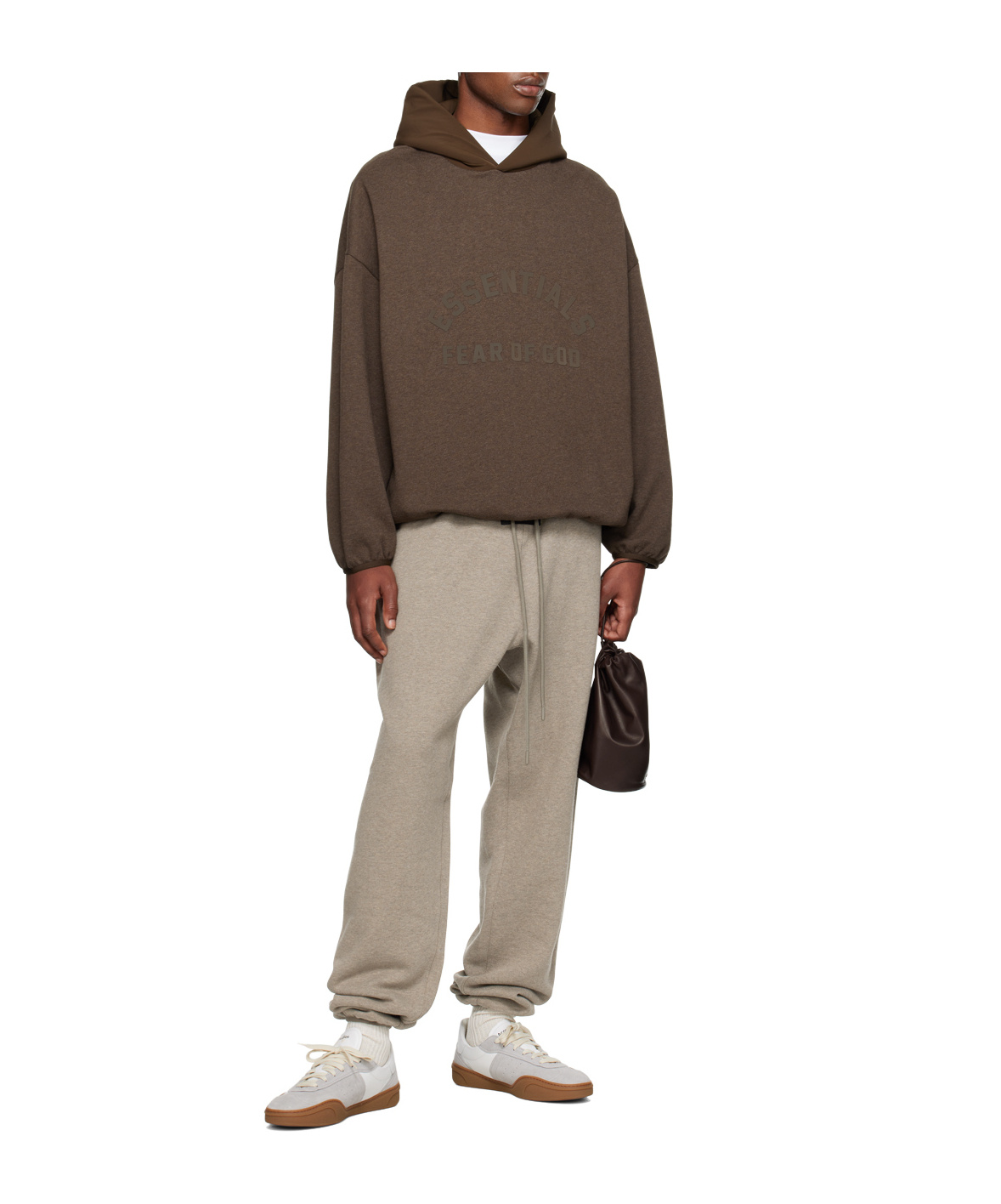 Essentials Front Logo Patch Elasticated Waistband Sweatshirt