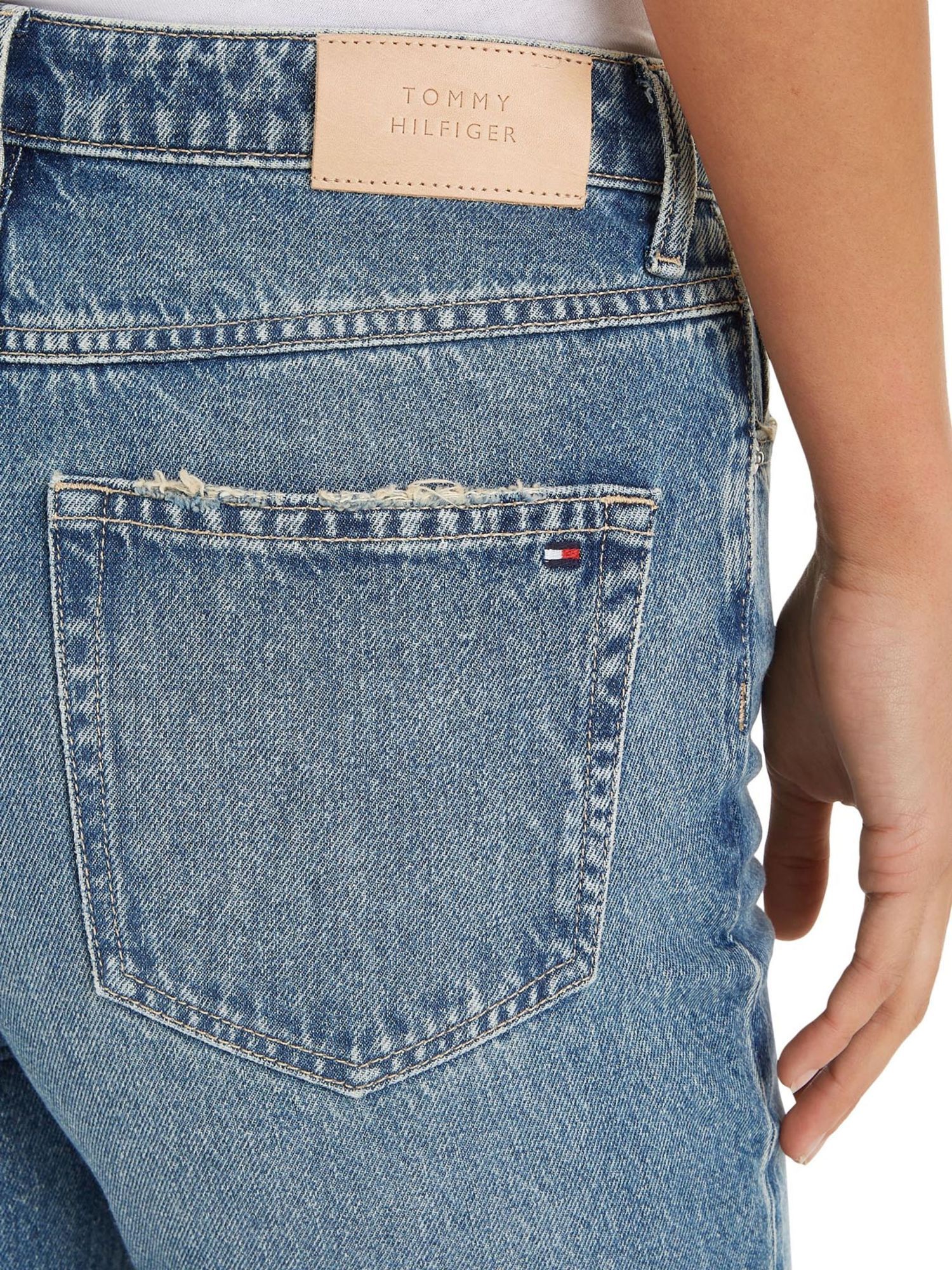 Tommy Hilfiger Ripped Detailing Jeans In Blue