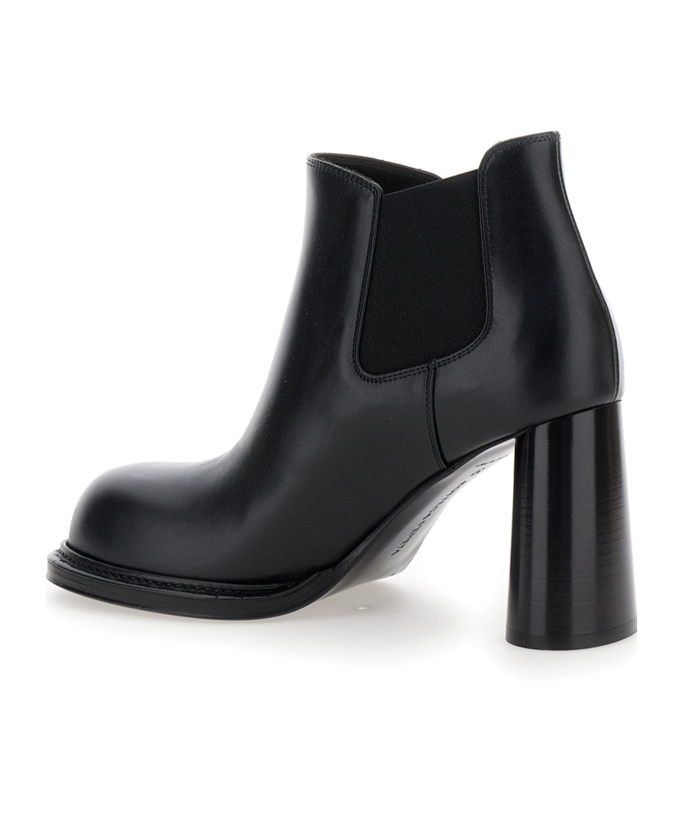 Shop Bottega Veneta Cliff Chelsea Ankle Boot In Black
