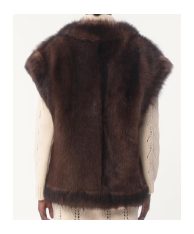 Valentino Weste Aus Lammfell Frau Braun 44 In Brown