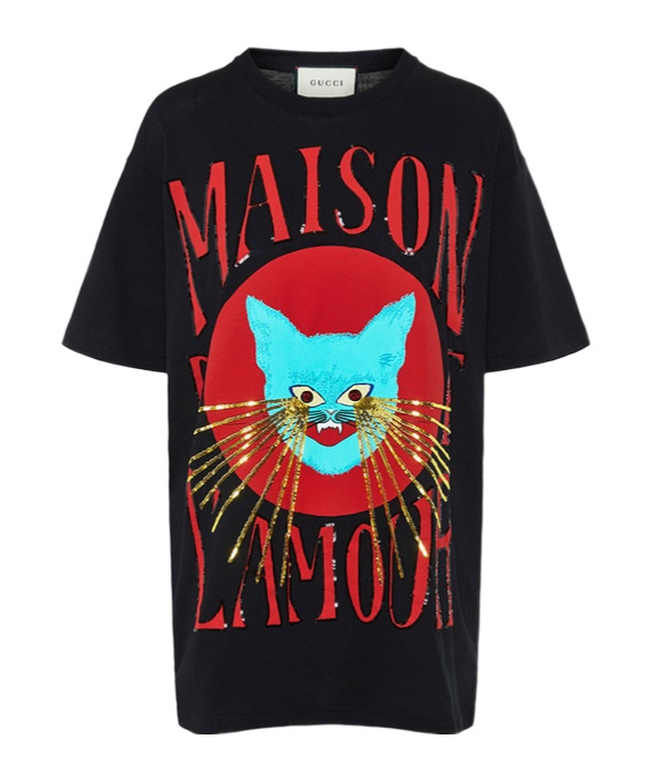 Gucci Short-sleeved T-shirt In Black