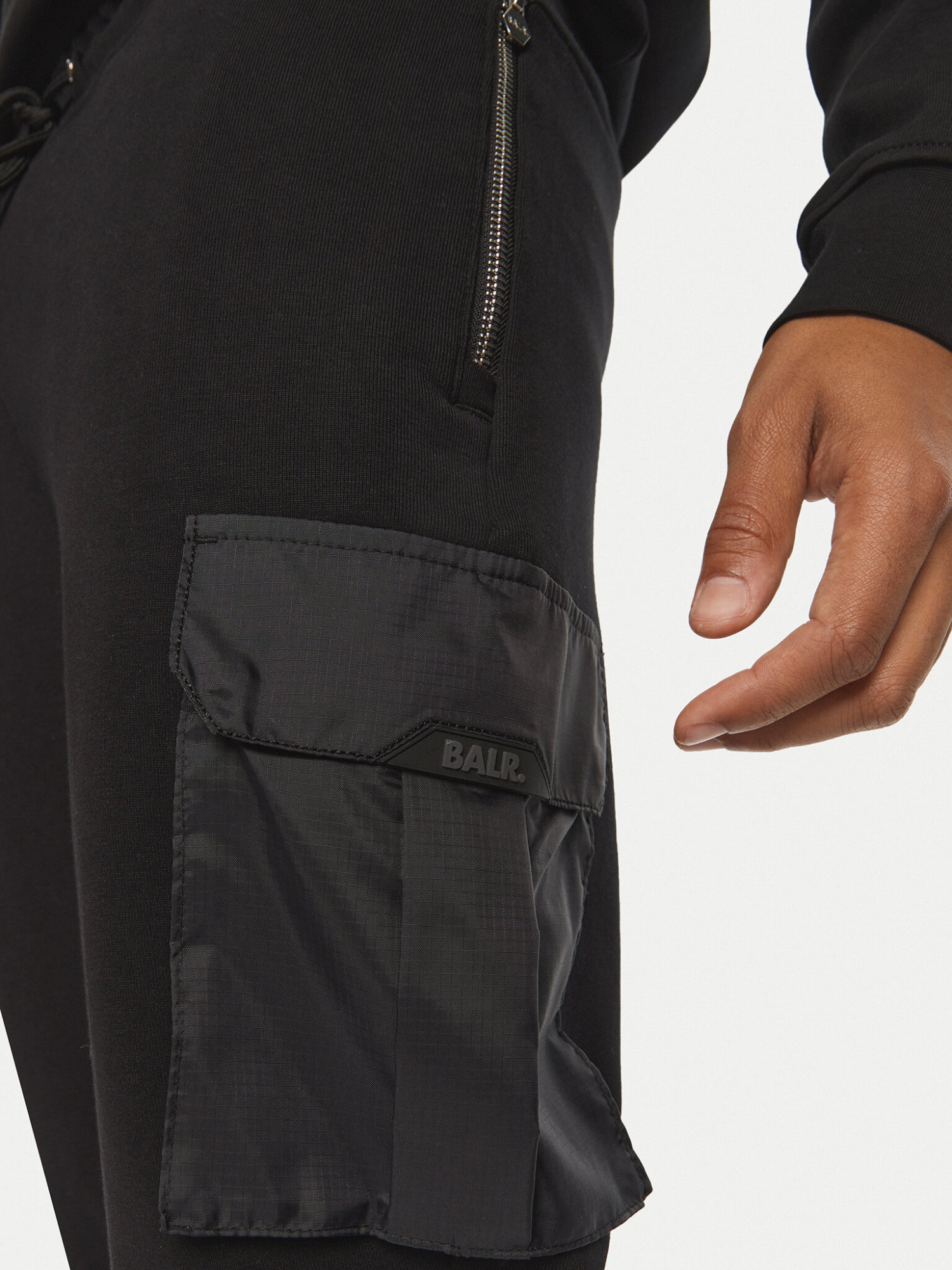 Balr. Elastic Waist Sweatpants In Black