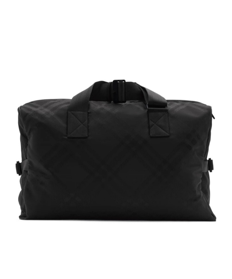 BURBERRY CHECK-JACQUARD HOLDALL