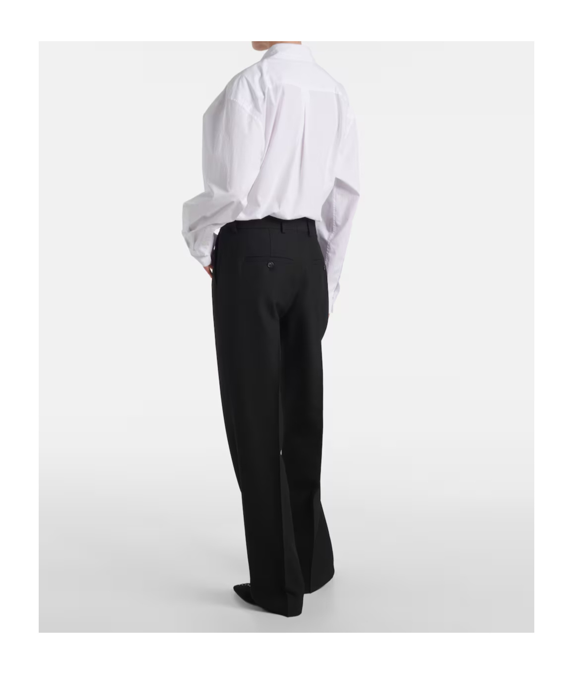 Totême Mid-rise Straight Pants In Black