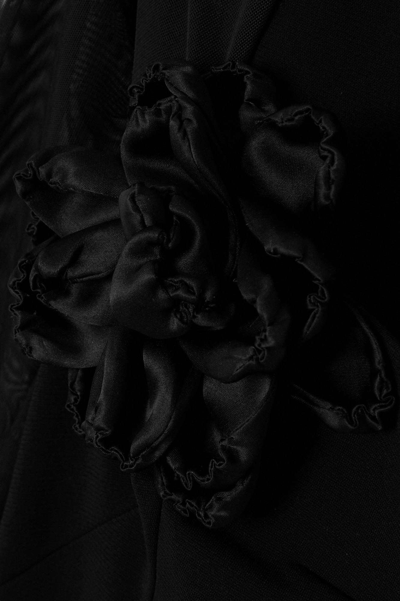 Dolce & Gabbana Dolce  Gabbana Square-neck Tulle-sleeved Midi Dress In Black