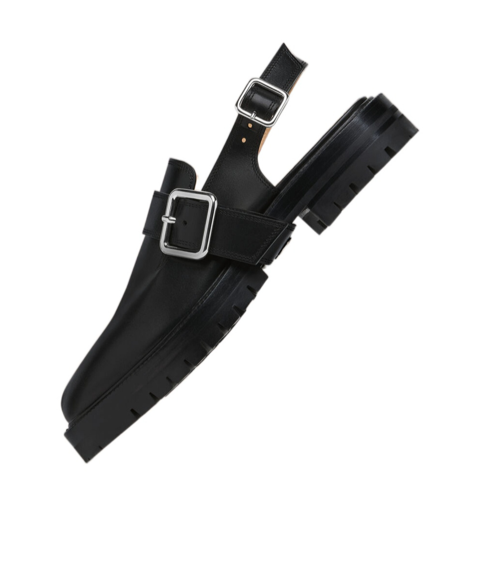 Maison Margiela Tabi County Sandals In H8396 Black