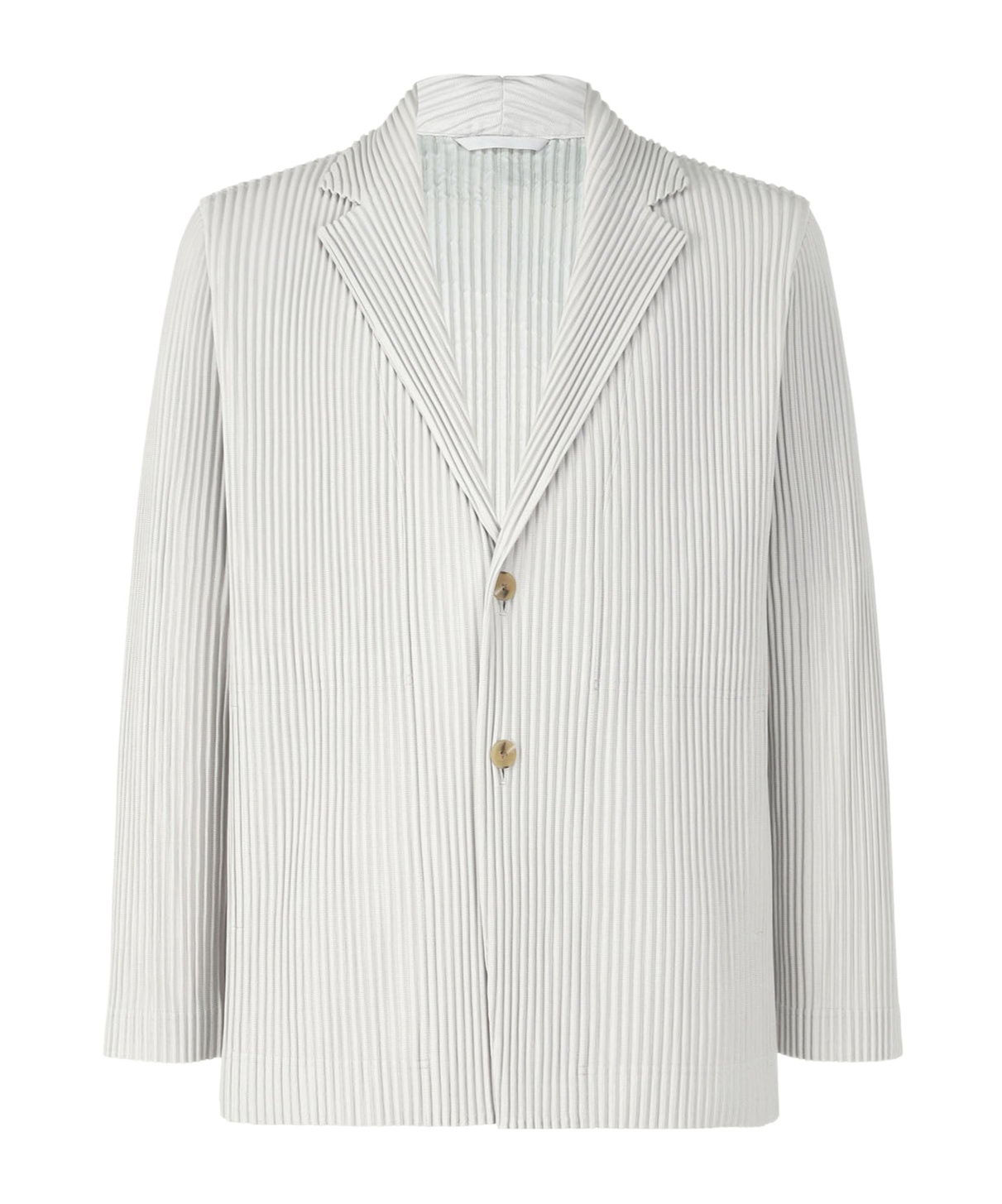 Shop Issey Miyake Plissé-effect Single-breasted Blazer In White