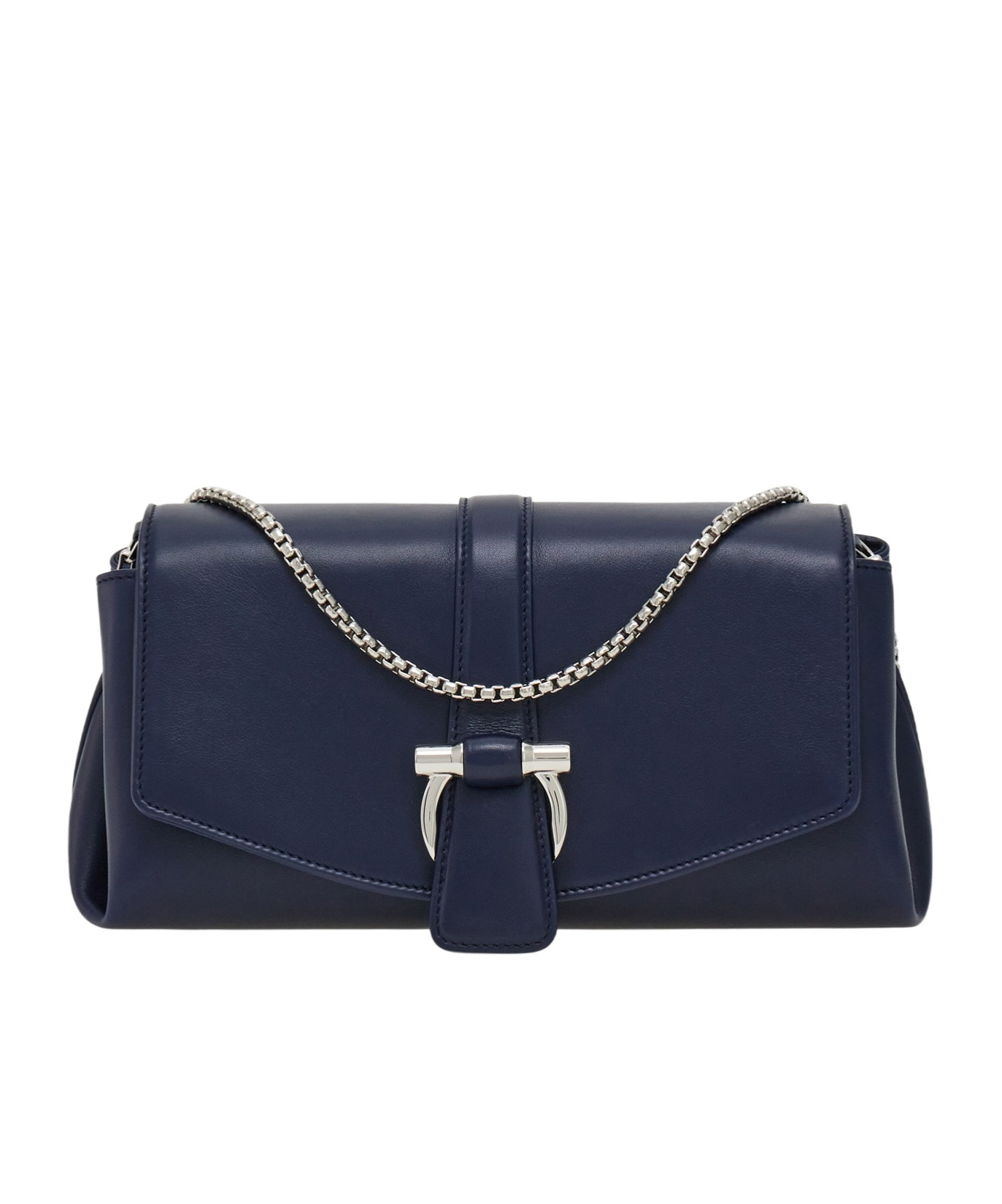 Ferragamo Limoges Front Flap Crossbody Bag In Blue