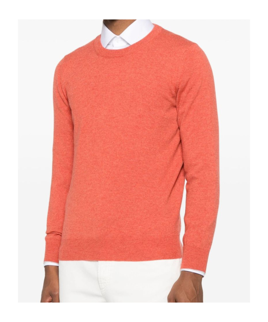 Brunello Cucinelli Round-neck Sweater In Red