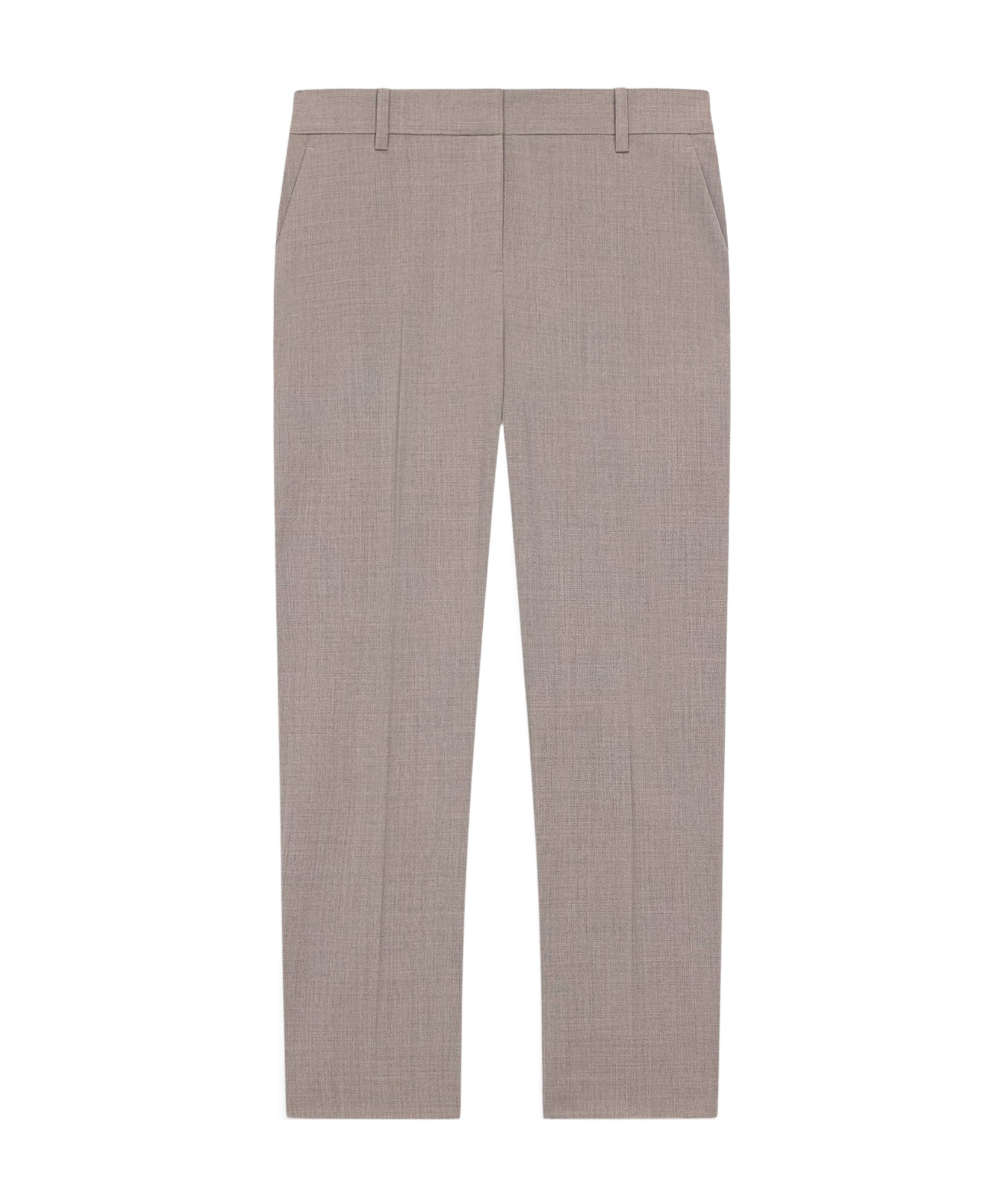Theory Treeca Casual Pants In Gray