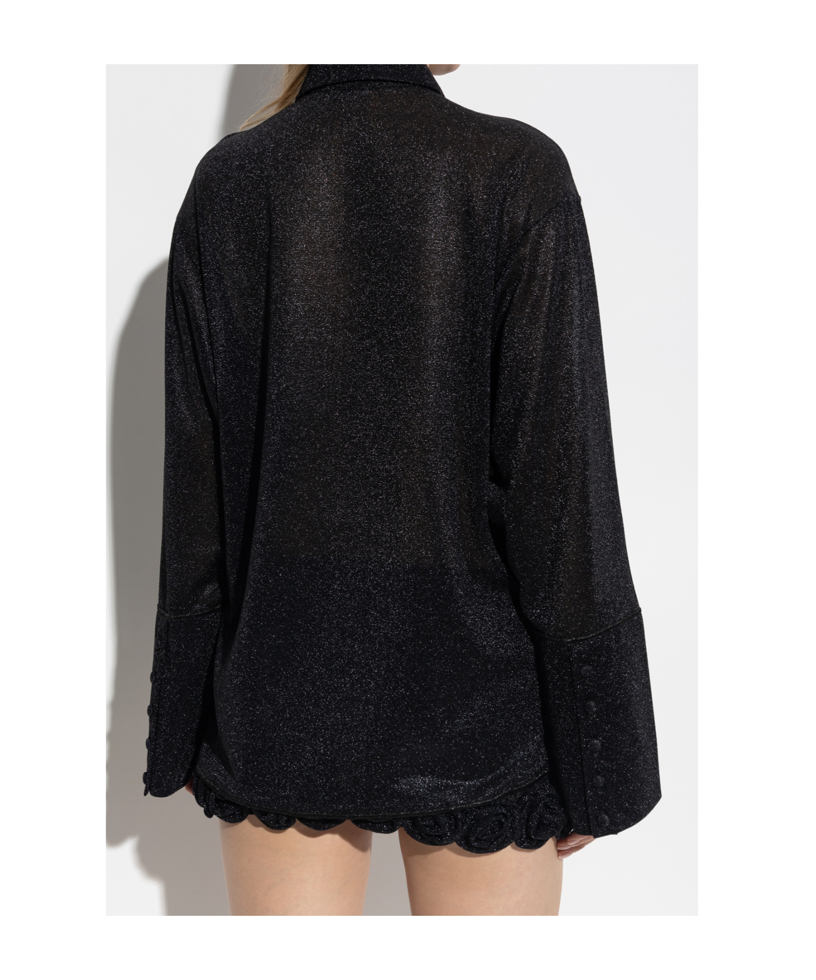 Oseree Sparkling Button-up Shirt