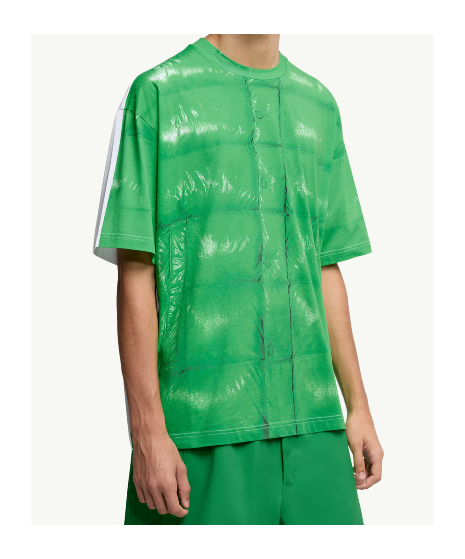Moncler X Asap Rocky Logo Patch T-shirt In Green