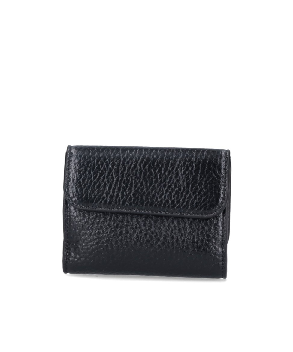 Chloé Logo Embossed Cardholder Wallets In Black