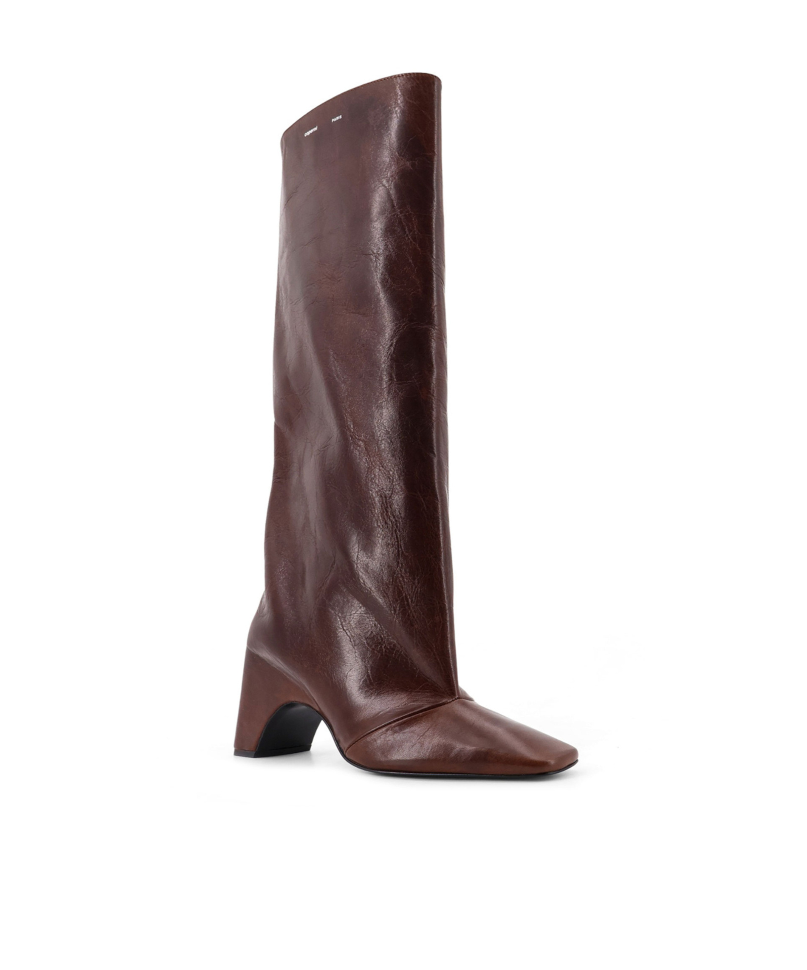 Coperni Women Bridget Leather Boots In Brown