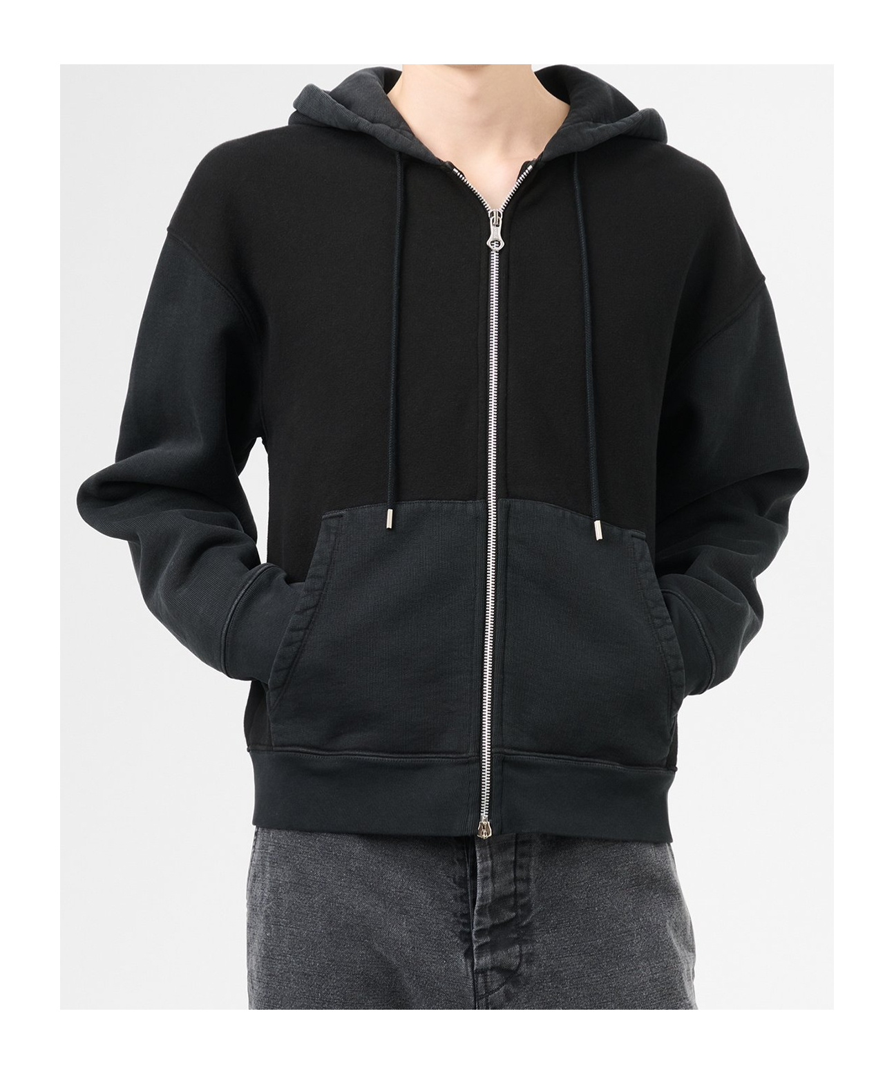 Our Legacy "rascal" Hooded Sweater Featuring Pockets In Black