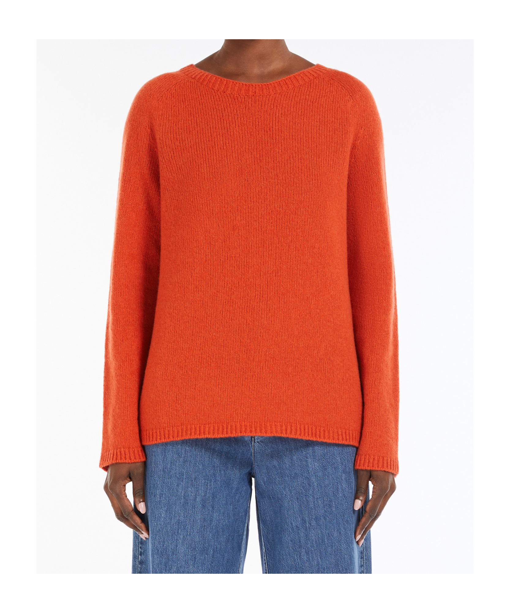 Max Mara Wool Cashmere Sweater In Red