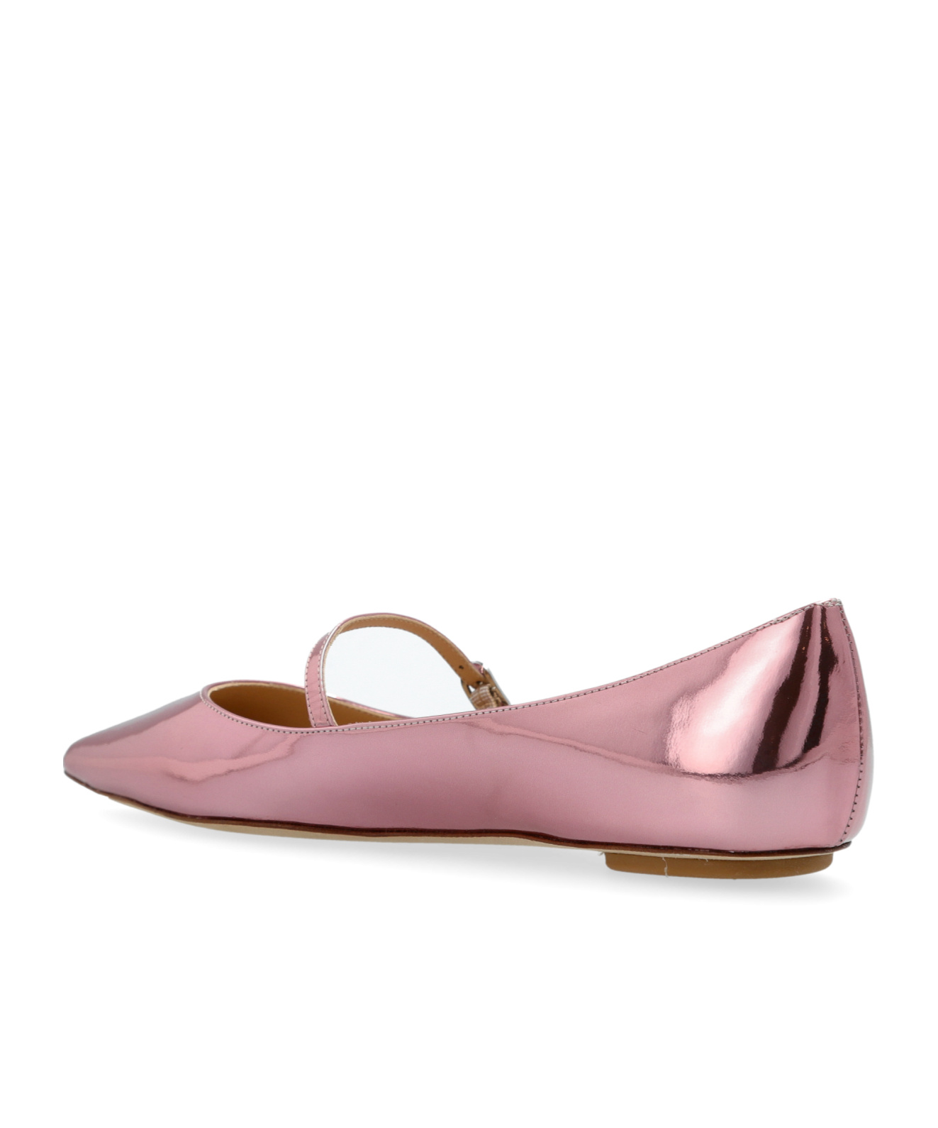 Stuart Weitzman Pointed Ballet Shoes In Pink