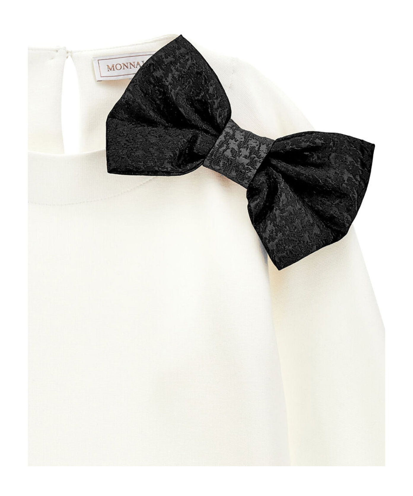 Monnalisa Bow-detail Top In White