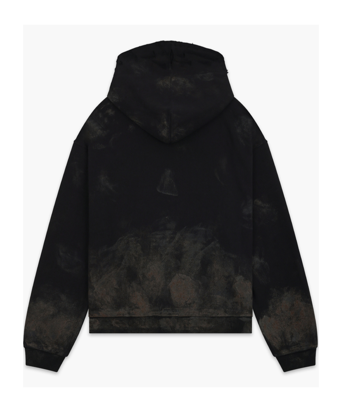 We11 Done Long-sleeved Hoodie In Black