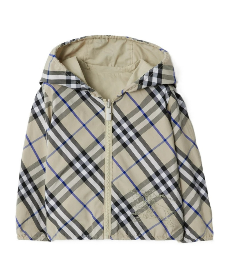 BURBERRY CHECK-PRINT REVERSIBLE JACKET