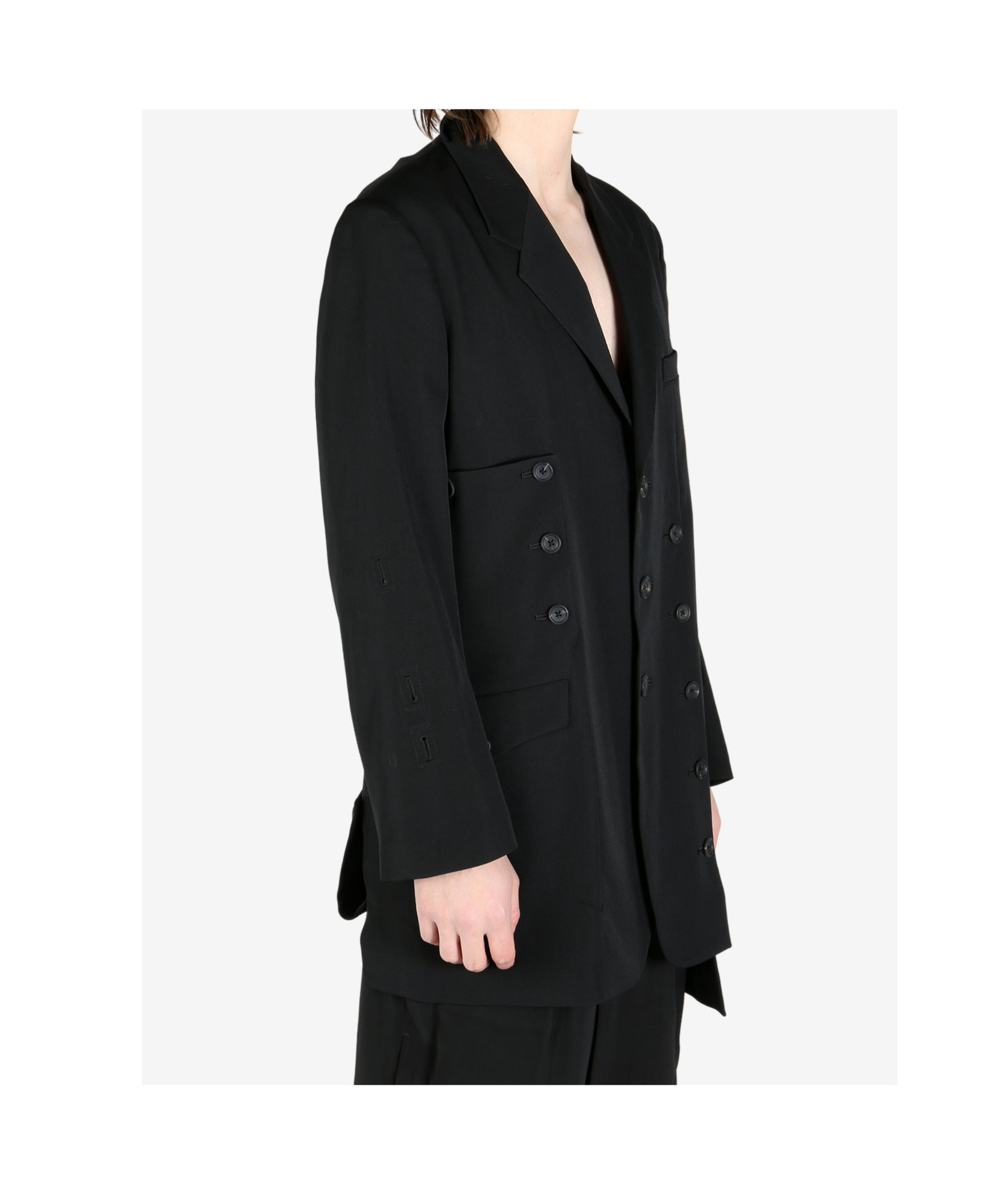 YOHJI YAMAMOTO BUTTON ASYMMETRY JACKET