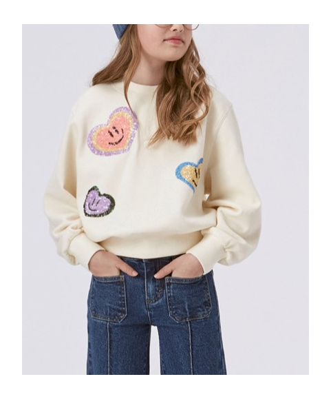 Molo Marge Sequin-embellished Sweatshirt In White