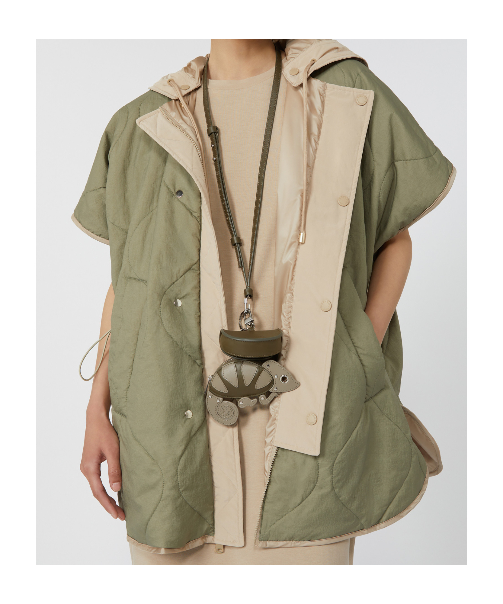 Weekend Max Mara Reversible Water-repellent Canvas Cape