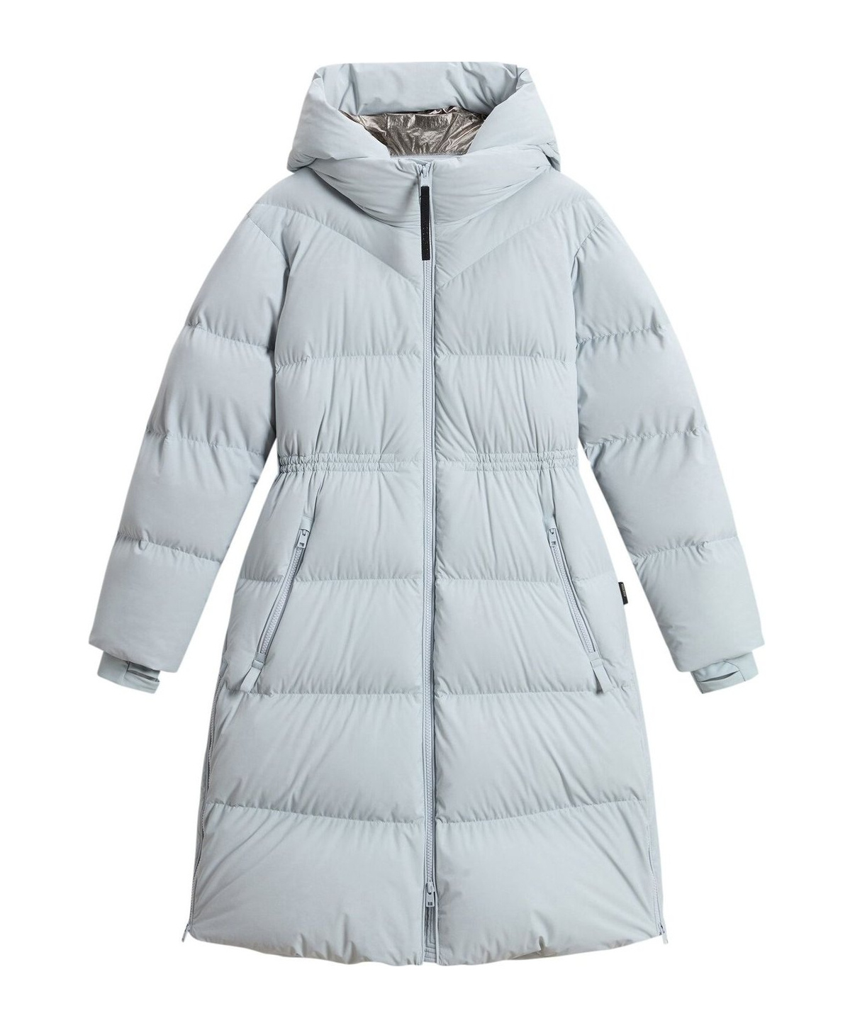 Woolrich Quilted Puffer Parka In Gray