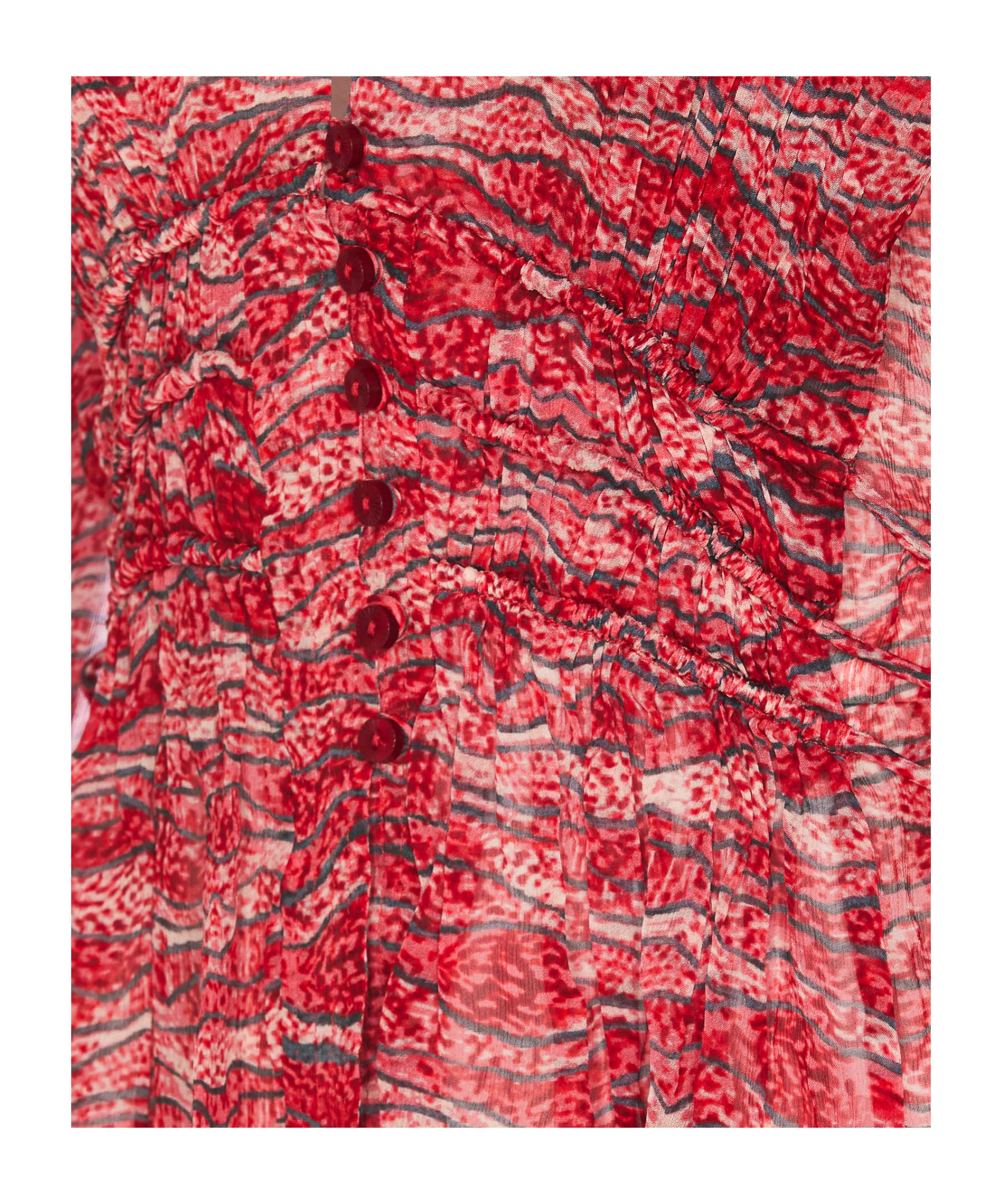 Shop Isabel Marant Étoile Axeline Blouse In Red