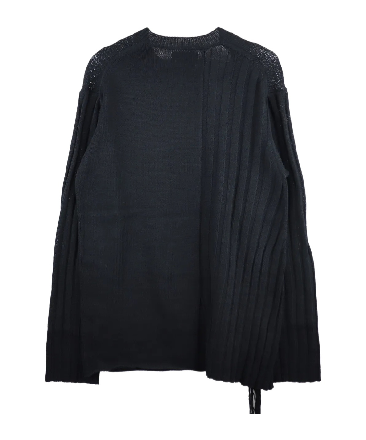 Shop Yohji Yamamoto Long-sleeved Sweater In Black