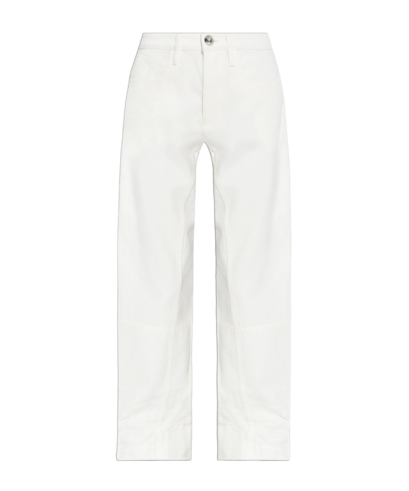 Jil Sander Mid-rise Tapered Jeans In White