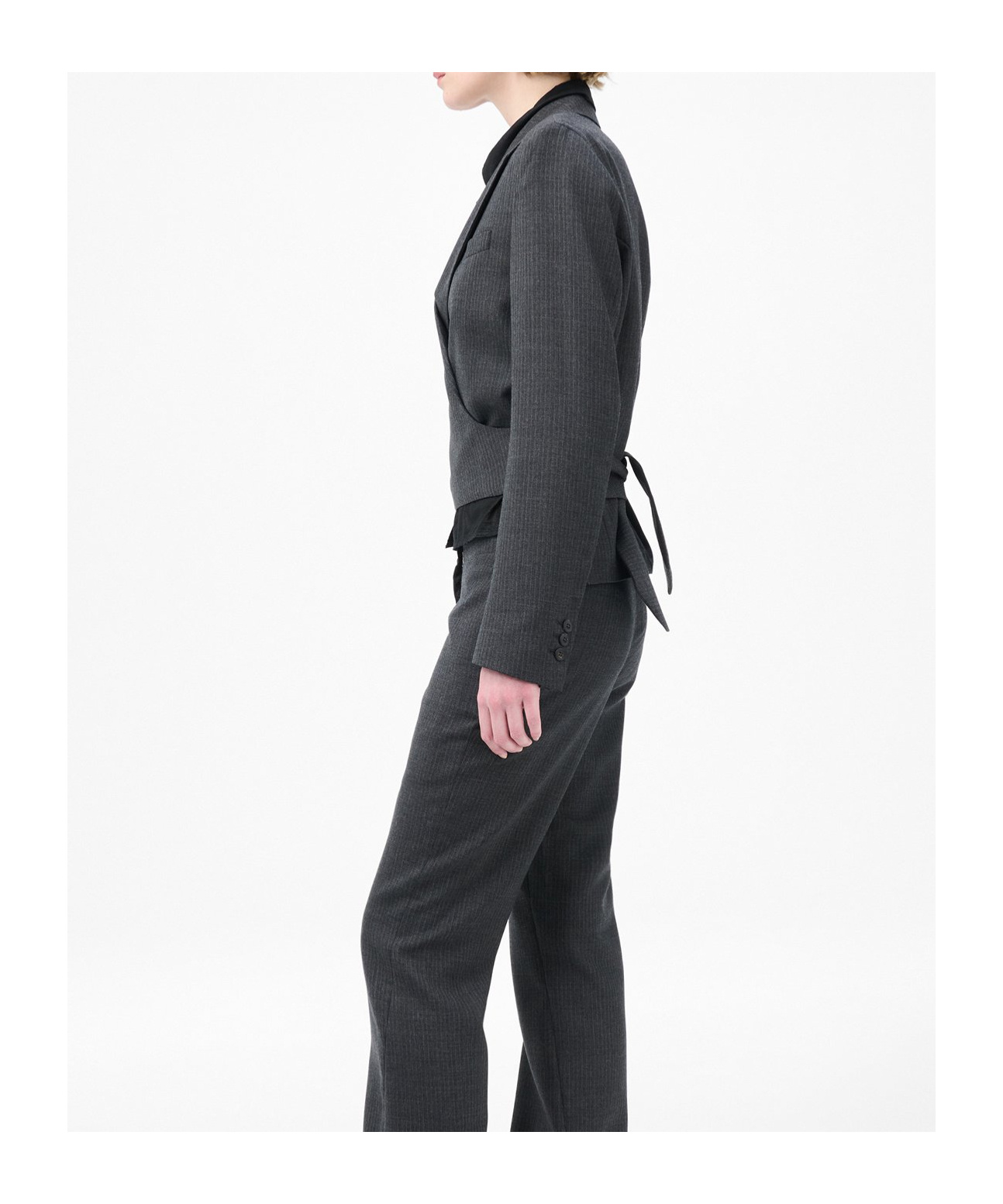 Our Legacy Wrap Blazer In Black