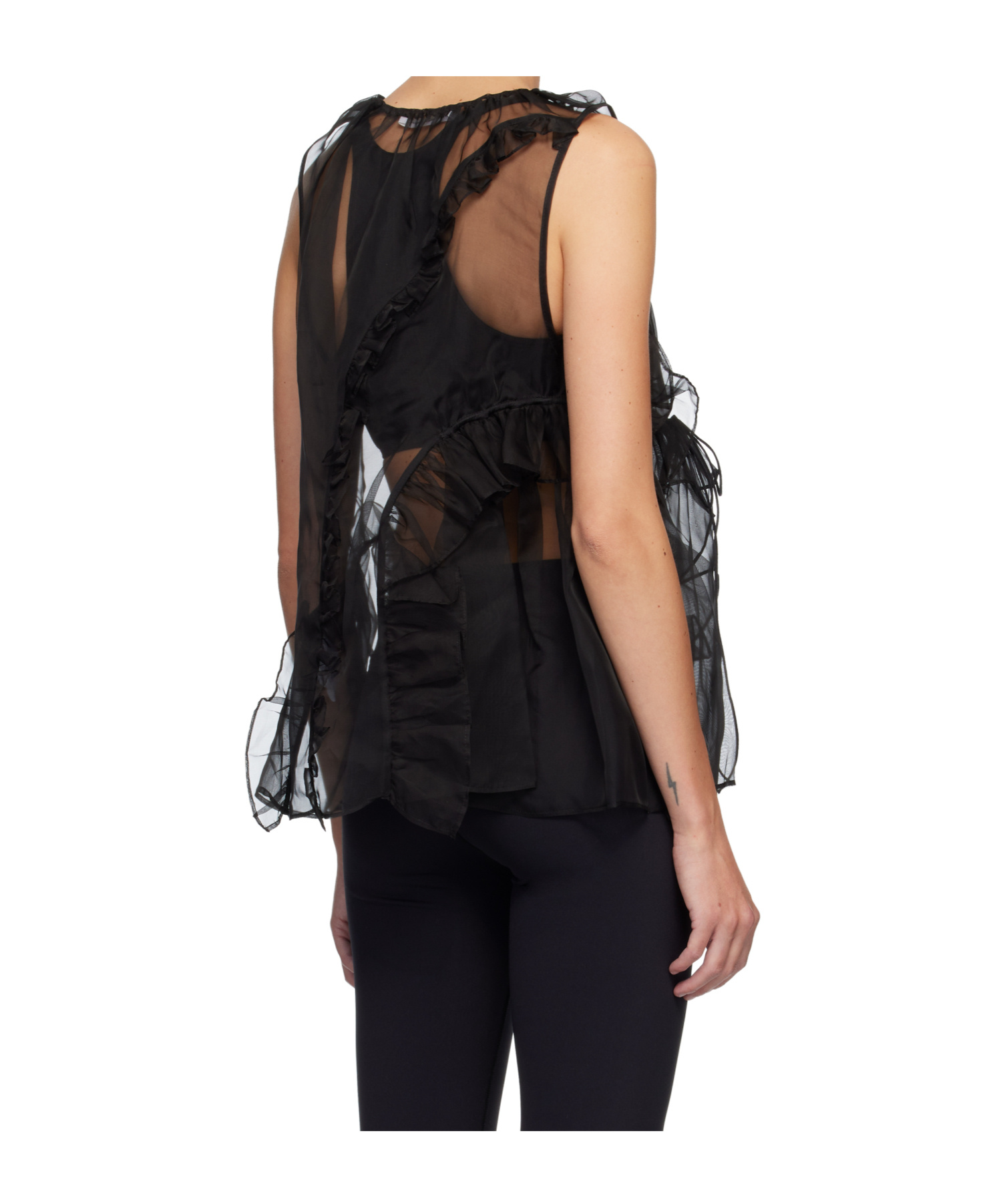 Cecilie Bahnsen Orsalina Top In Brown