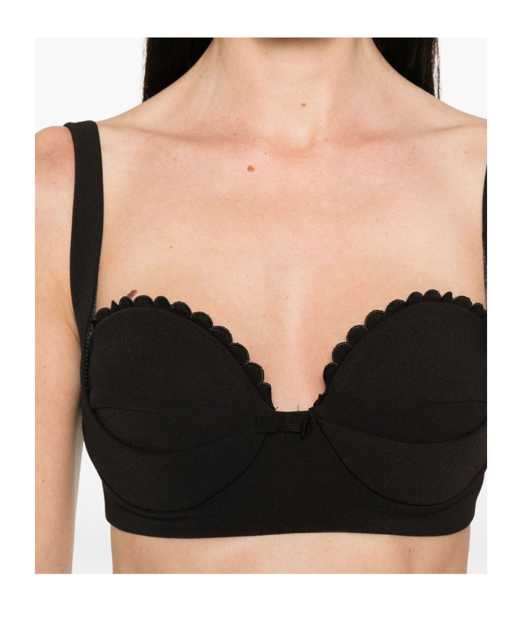 Elisabetta Franchi Balcony Top Tops Black In Black