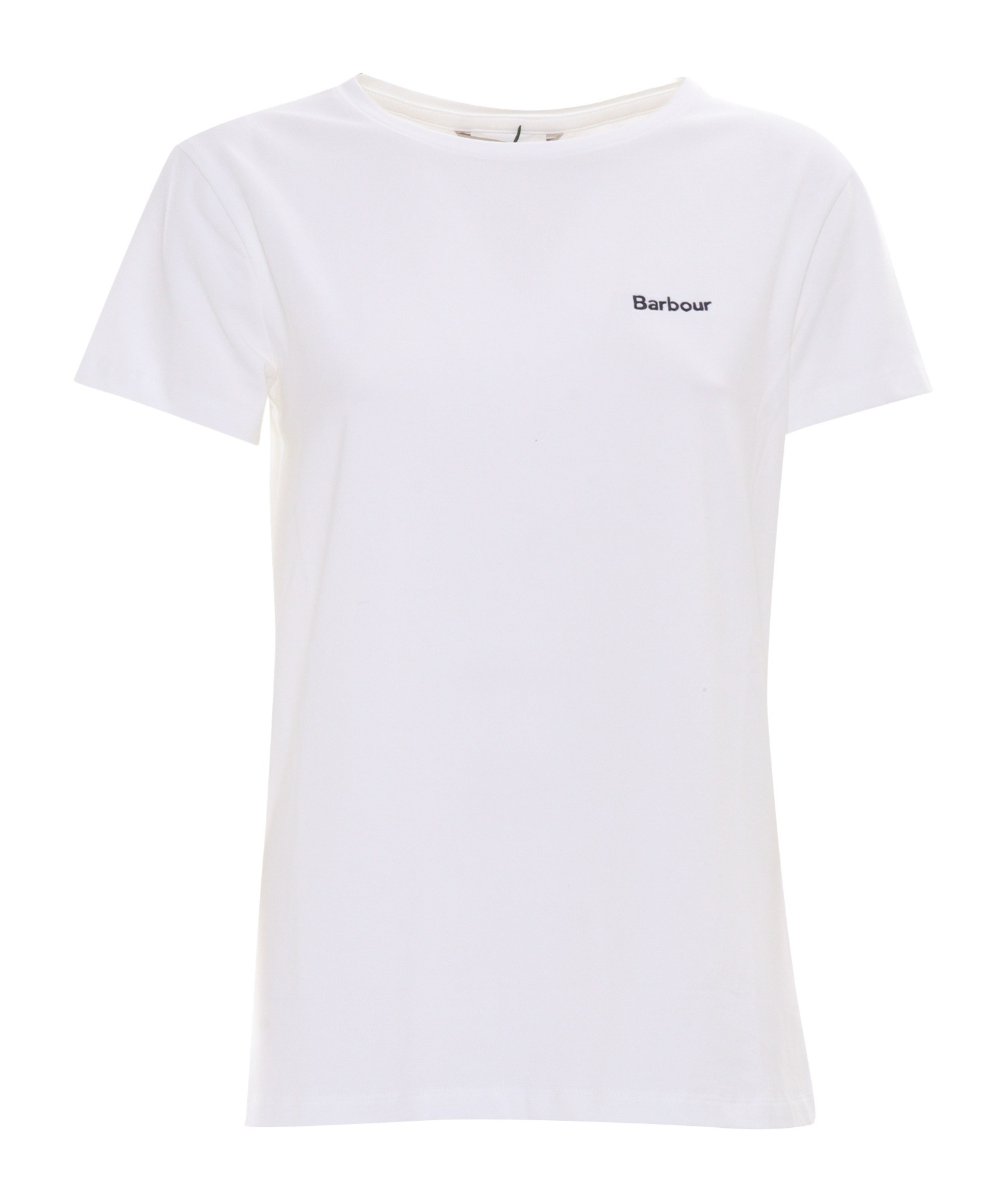 Barbour Saltford Logo Embroidered T-shirt In White