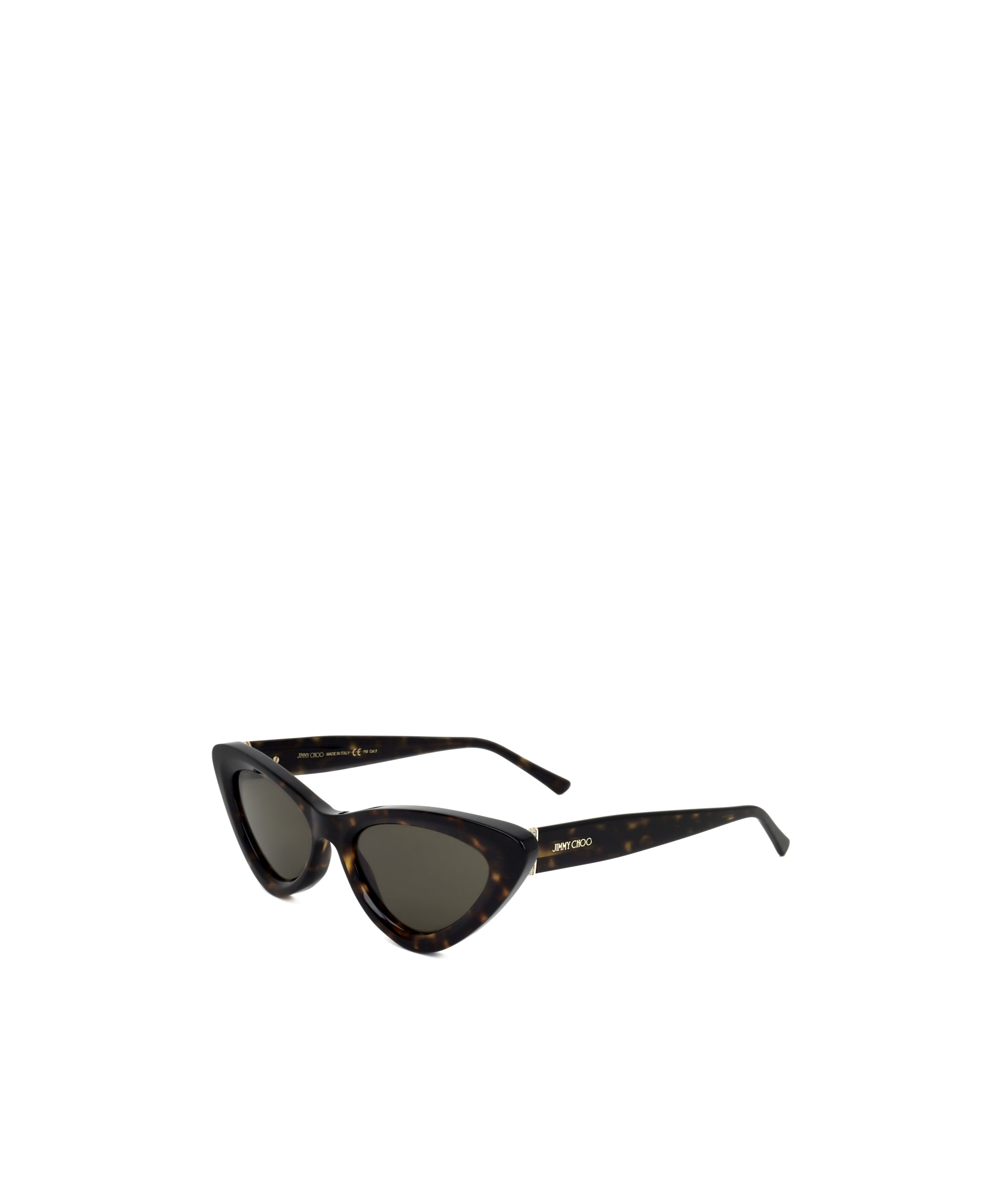 Jimmy Choo Eyewear Addy Cat-eye Frame Sunglasses In Black
