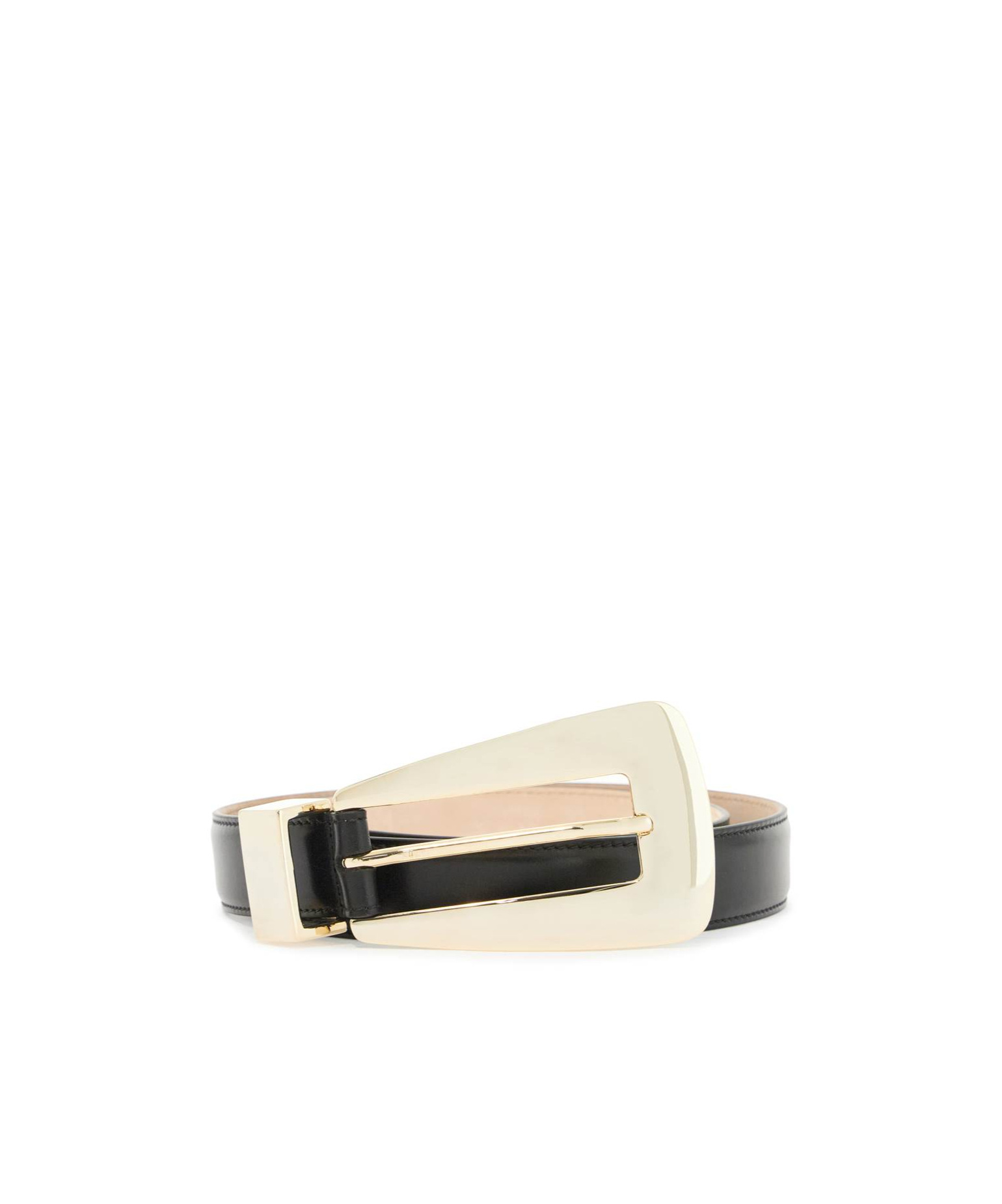 Khaite The Lucca Leather Belt In White